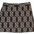 Vineyard Vines Skirt Brown Cream Knotted Ropes Pattern Women's Size 2 Vineyard Vines Skirt Brown Cream Knotted Ropes Pattern Women's Size 2
