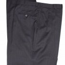 Brooks Brothers Dress Pants Gray Pleated Wool Men's Size 45 X 36 Tall