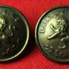 Two Men's Vintage Excelsior Blazer or Jacket Buttons Antique Gold Metal Lion 7/8" Dome Shank Two Men's Vintage Excelsior Blazer or Jacket Buttons Antique Gold Metal Lion 7/8" Dome Shank