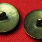 Two Men's Vintage Excelsior Blazer or Jacket Buttons Antique Gold Metal Lion 7/8" Dome Shank