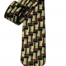 Vintage Ermenegildo Zegna Tie Italian Silk Abstract Men's