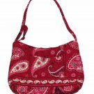 Small Vera Bradley Purse Red White Paisley