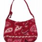 Small Vera Bradley Purse Red White Paisley