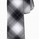 Nordstrom 54th & Union Plaid Cotton Tie Narrow Black Gray White Men's Nordstrom 54th & Union Plaid Cotton Tie Narrow Black Gray White Men's