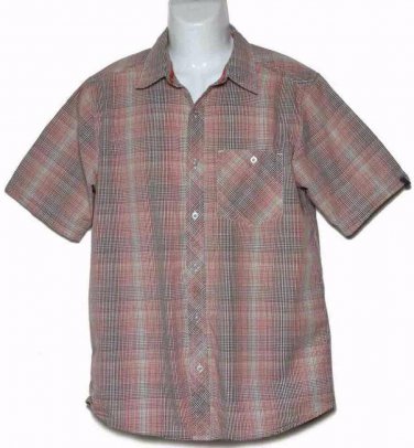 The North Face Plaid Short Sleeve Shirt Men's Size Medium