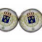 Gascoigne Cufflinks New France Fleur de Lis Crown Metal Alloy Men's