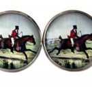 Gascoigne Cufflinks Fox Hunter Equestrian Zinc Metal Alloy Men's