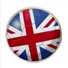 British Soccer Cufflinks Union Jack Flack Red White Blue Men's