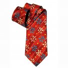 Hugo Boss Italian Silk Tie Red Yellow Green Floral Men's Hugo Boss Italian Silk Tie Red Yellow Green Floral Men's