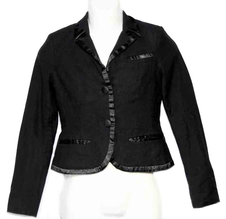 Marc Jacobs Tuxedo Style Jacket Black Women's Size 8