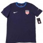 Nike USA Cotton T-Shirt Athletic Cut Navy Blue Men's Size Small