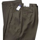 Austin Reed Dress Pants Pleated Brown Worsted Wool Men's Size 52 X 32