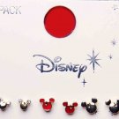 Disney Earrings Mickey Mouse Ears 3 Pack  Women's