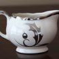Sandland Ware Lancaster Hanley Staffordshire England Creamer White Silver Gold Porcelain