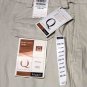 Haggar Q Cargo Pants Khaki Relaxed Flat Front Expandable Waist Men's Size 34 X 29