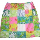 Lilly Pulitzer Skirt Cotton Multicolor Women's Size 4