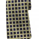 Brooks Brothers English Silk Tie Geometric Pattern Navy Blue Yellow White Men's Brooks Brothers English Silk Tie Geometric Pattern Navy Blue Yellow White Men's