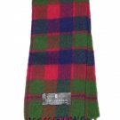Lochcarron Clan Collection Scottish Wool Scarf Glasgow Tartan Multicolor Check Pattern