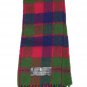 Lochcarron Clan Collection Scottish Wool Scarf Glasgow Tartan Multicolor Check Pattern