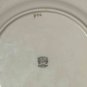 Rare Vintage Morgan Belleek Plate Salad Dessert Floral Gold Rim