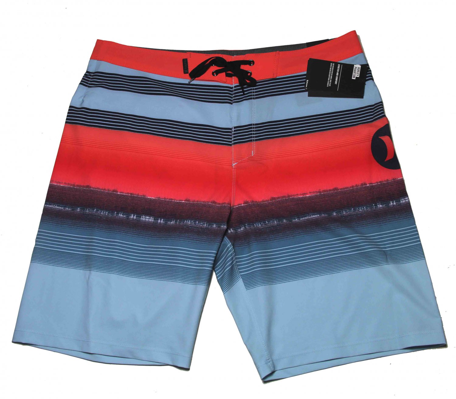 Hurley Swim Trunks Phantom Gaviota Board Shorts Striped Men's Size 32