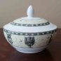 Royal Doulton Everyday Sugar Bowl Greek Urn Pattern Yellow Gray White TC 1220