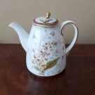 Vintage Noritake Small Porcelain Teapot Canterbury 5226 Japan White Floral