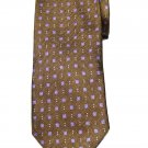Ermenegildo Zegna Italian Silk Tie Brown Purple White Blue Geometric Men's