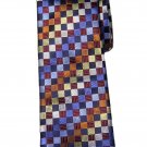 Jos A Bank Tie Silk Multicolor Geometric Men's