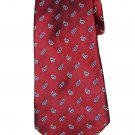 Robert Talbott Tie Silk Red Blue White Yellow Tear Drop Pattern Men's Robert Talbott Tie Silk Red Blue White Yellow Tear Drop Pattern Men's