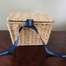 Small L'Occitane Wicker Basket Tan