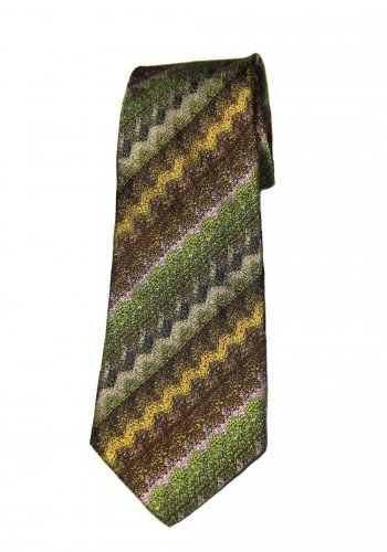 Missoni Tie Made in Italy Silk Striped Multicolor Men's