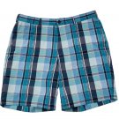 Brooks Brothers Casual or Golf Shorts Plaid Multicolor Flat Front Men's Size 36