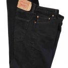 Levi's 501 Black Denim Button Fly Jeans Men's Size 36 X 32