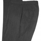 Hugo Boss James Brown Dress Pants Wool Elastane Flat Front Gray Men's Size 32 X 32