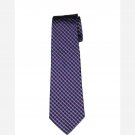 Paul Smith London Italian Silk Tie Purple Black Lattice Check Men's