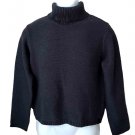 Calvin Klein Turtleneck Sweater Gray Cotton Blend Women's Size M