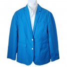 NEW $148 Express Linen Cotton Blazer Blue Men's Size Small SLIM 38R