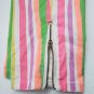 Lilly Pulitzer Worth Skinny Mini Jeans Zip Ankle Color Stripe Size 2