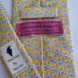 Vineyard Vines Silk Tie Yellow Blue White Sailfish Flags Men's
