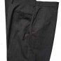 John Varvatos Gray Wool Pinstripe Dress Pants Chester Flat Front Size 32 X 31