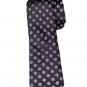 TED BAKER London Italian Silk Tie Necktie Black Purple Blue Geometric Men's