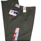 Izod Pants Chinos Non-Iron Flat Front Green Madison Men's Size 29 X 32