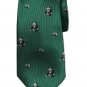 Hi-Tie for Gascoigne Silk Tie Green Panda Bears Men's