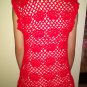 Children's vests knitted with hand-knitted wool