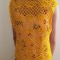 Children's vests knitted with hand-knitted wool