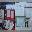 Classroom Classics, Mark Your Place & Wedding Remembrance Cross Stitch Pattern Leaflets
