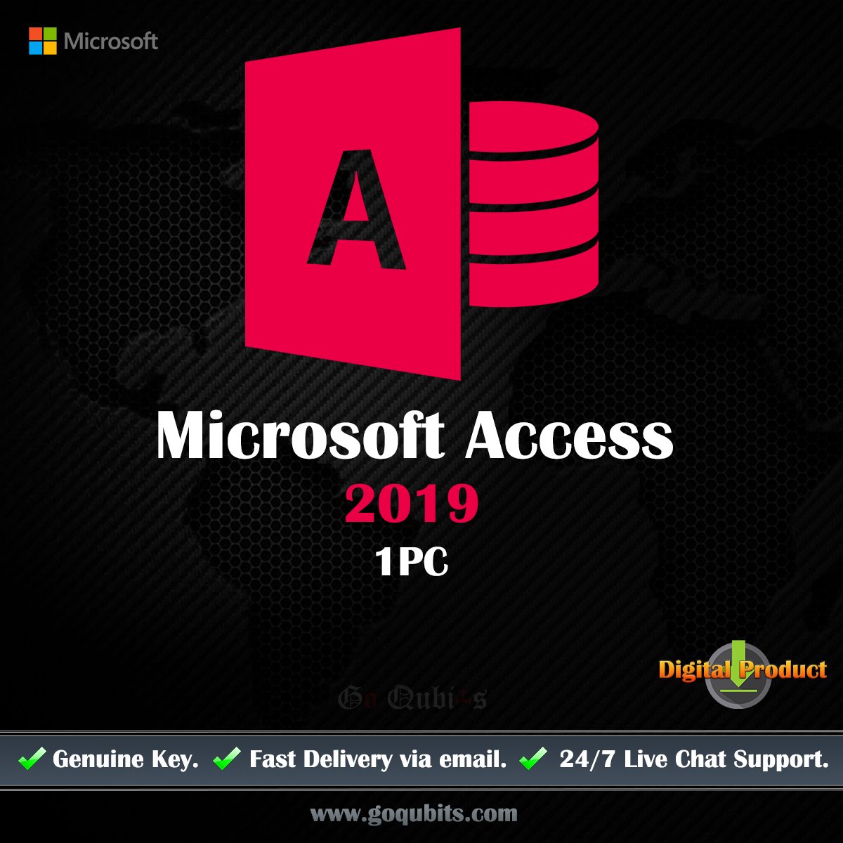 Microsoft Access 2019 License Product Key (1 PC)