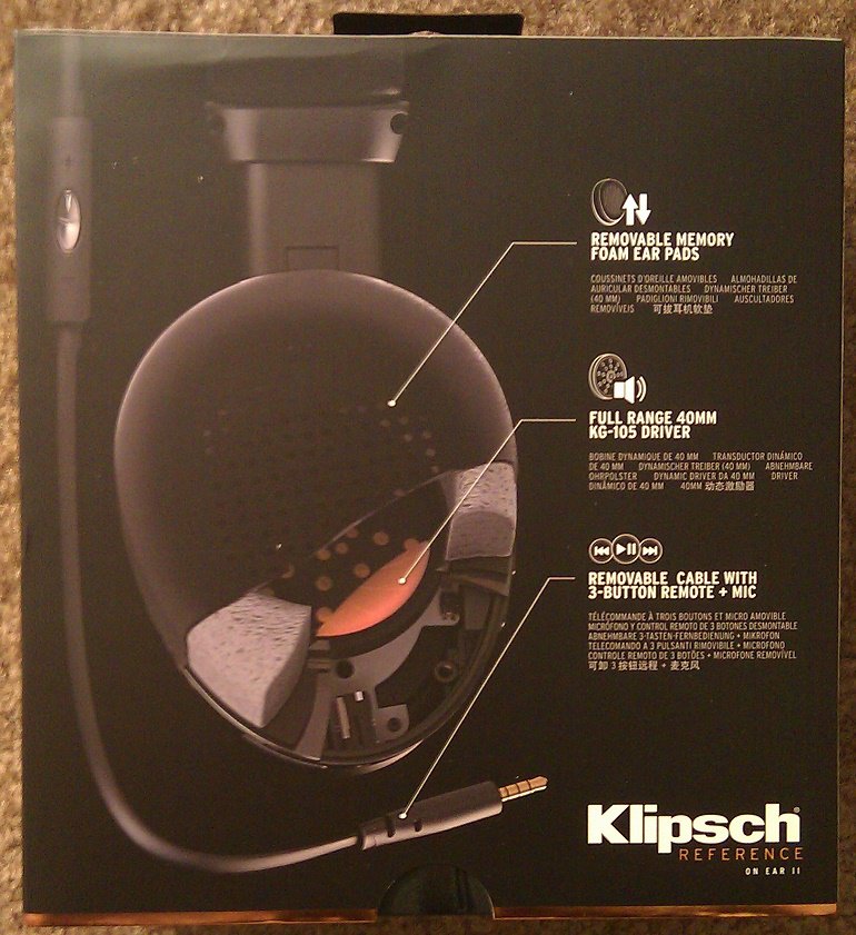 Klipsch Reference On-Ear II Headphones (Black)