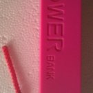 Power Bank - Pink - Micro USB Input 5V / 1A Max - USB Output 5 Volts